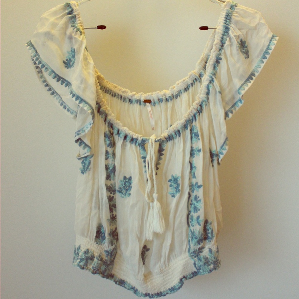 Off-the-shoulder Free People Blouse